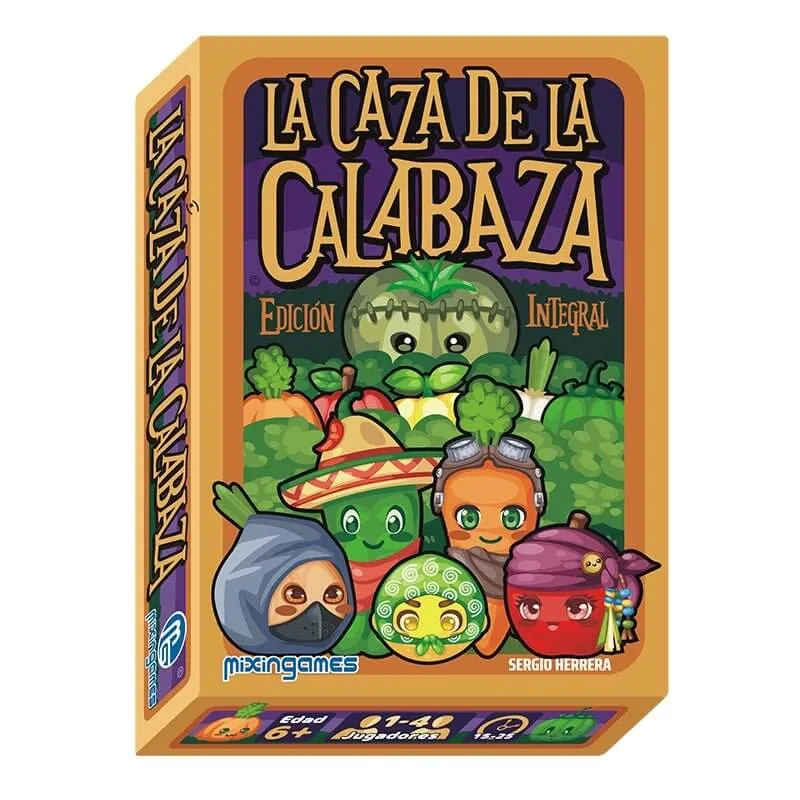 La Caza de la Calabaza - Juego de mesa - Mixin Games - 1-4 jugadores - 6+ años - 15-25 min