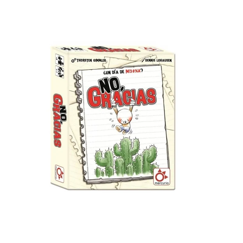 No, gracias - Juego de mesa - Mercurio - 3-7 jugadores - 8+ años - 20 min