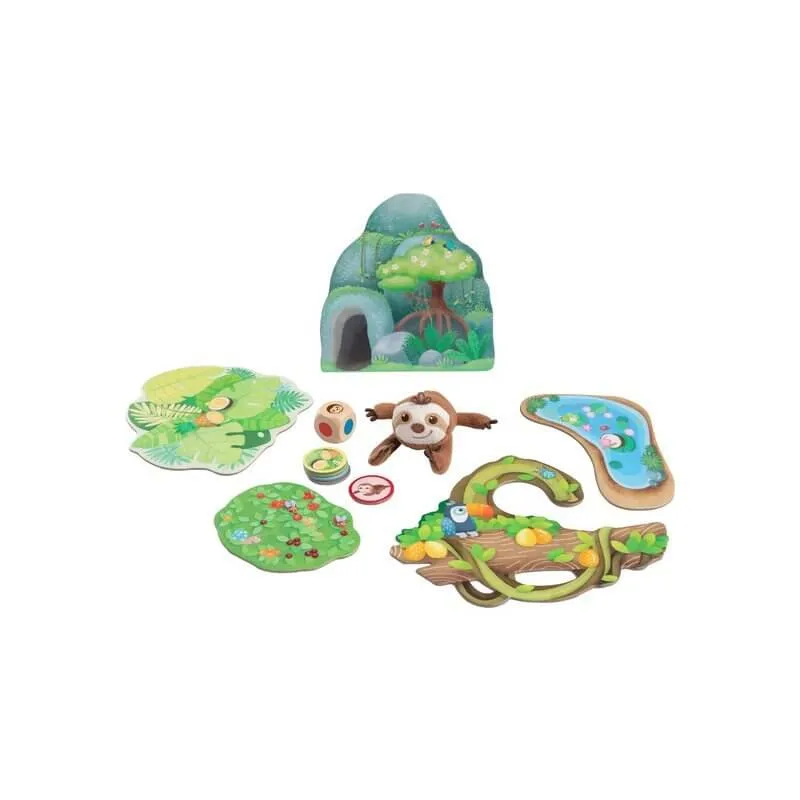 Mis primeros juegos Tras la Pista del Perezoso - Juego de mesa - Haba - 1-5 jugadores - 2+ años - 10 min
