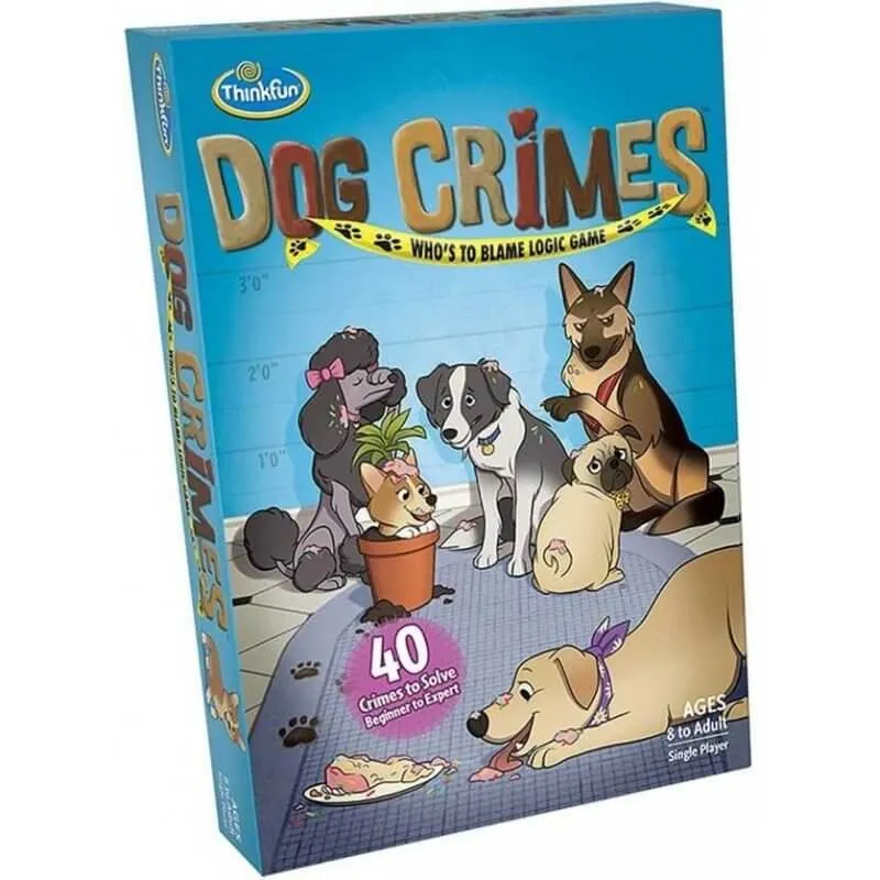 Dog Crimes - Juego de mesa - Thinkfun - 8+ años
