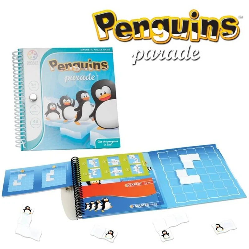 Penguins Parade - Juego de mesa - SmartGames - 1 jugador - 5+ años - 10 min