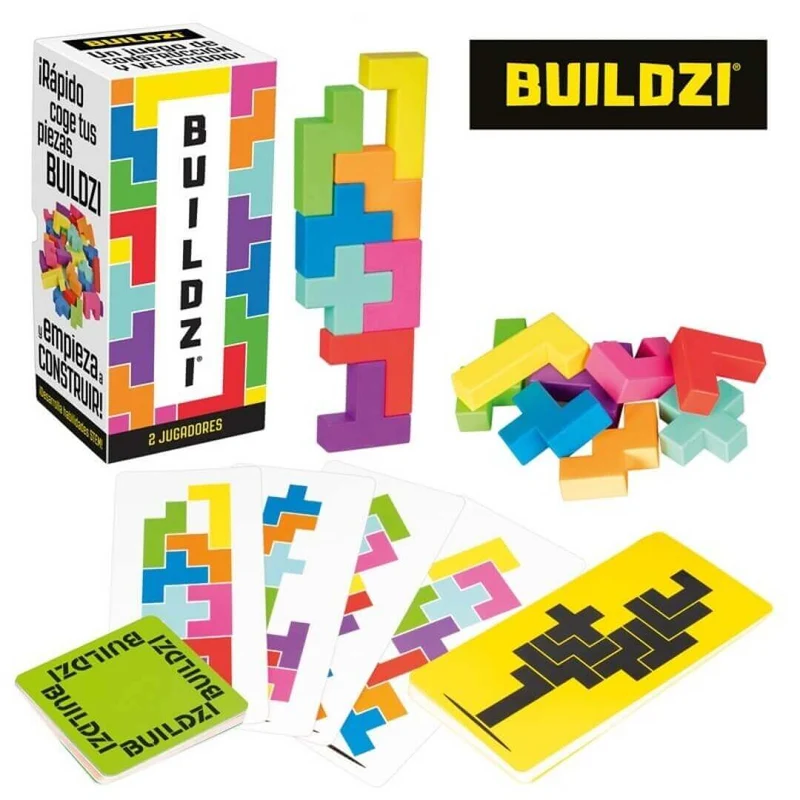 Buildzi - Juego de mesa - Ludilo - 2-4 jugadores - 6+ años - 15 min
