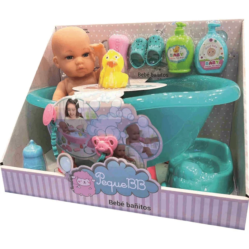 PequeBB Bebé Bañitos Muñeco 30 cm