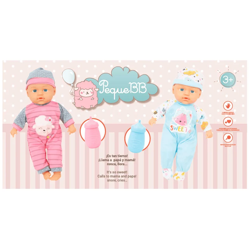 Muñeco Bebé con Sonidos PequeBB