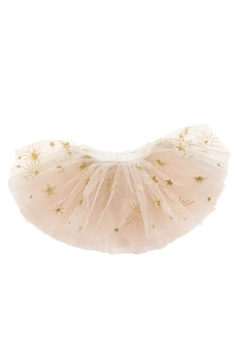 Tutú Sparkle Star White Gold 4-6 años - Great Pretenders