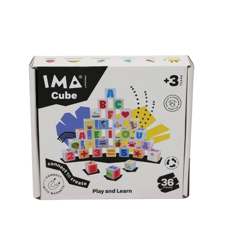 Ima Cube It Letras 36 piezas · Braintoys