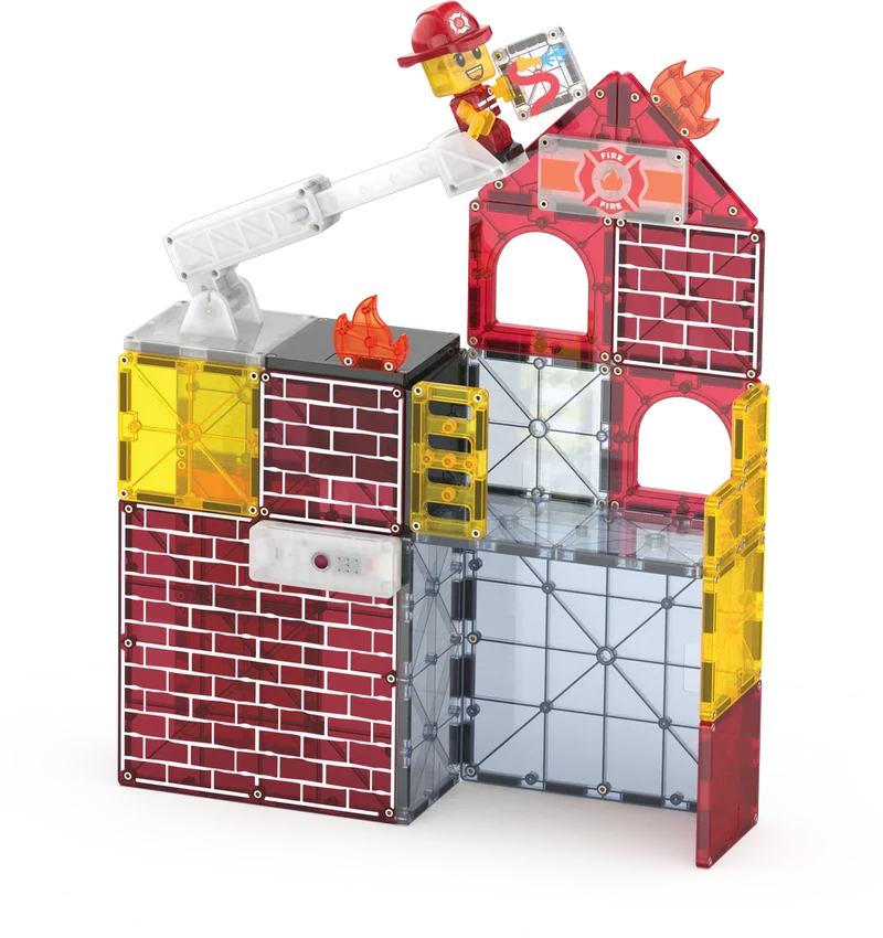 Magna-T Fire Station Set 50 piezas