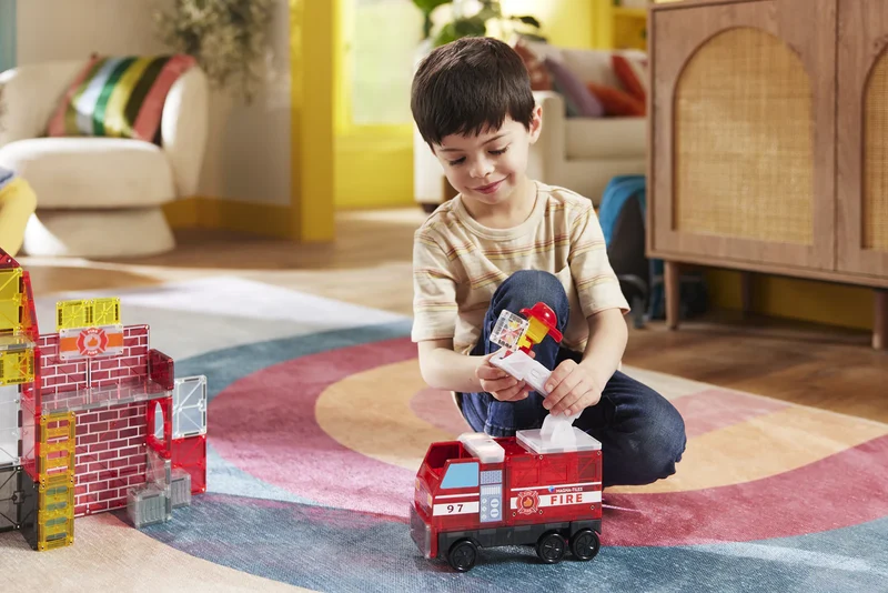 Magna-T Fire Station Set 50 piezas