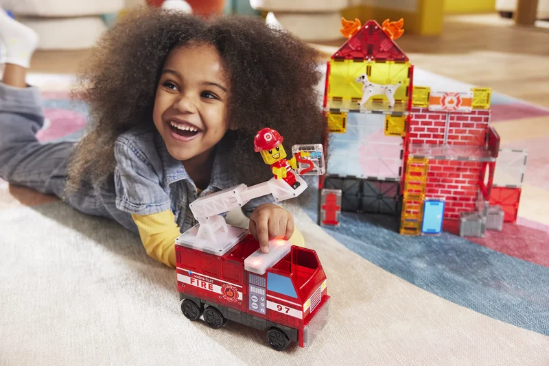 Magna-T Fire Station Set 50 piezas
