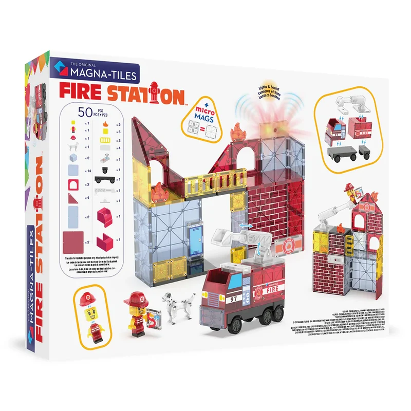 Magna-T Fire Station Set 50 piezas
