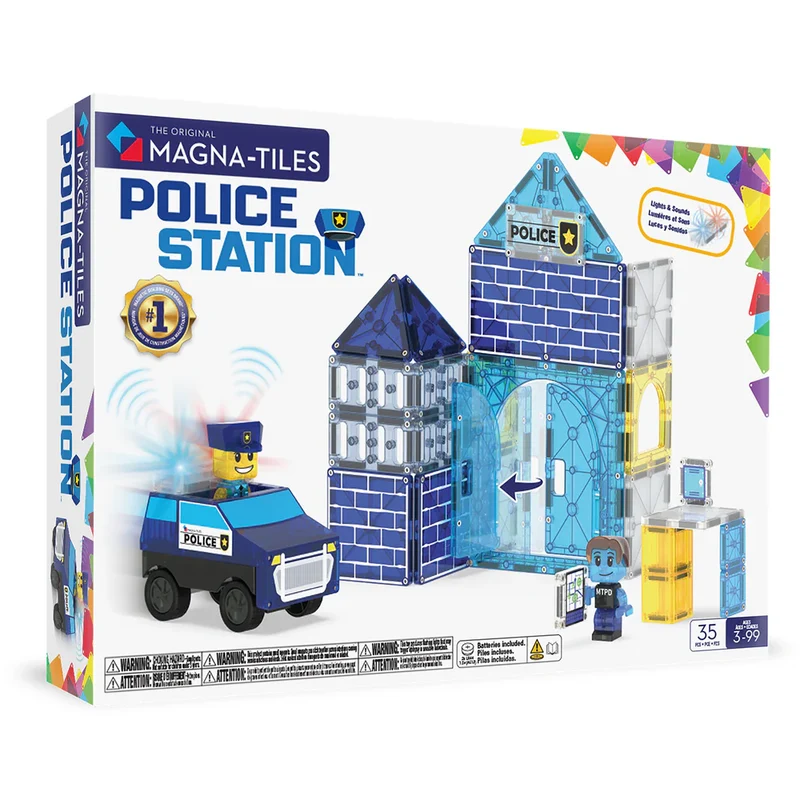 Magna-T Police Station Set 35 piezas