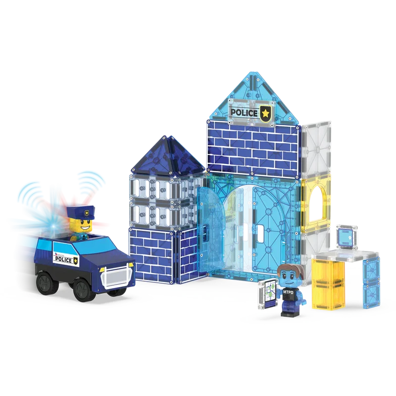 Magna-T Police Station Set 35 piezas