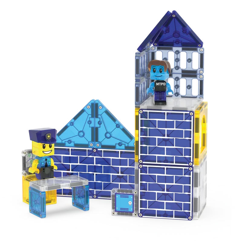 Magna-T Police Station Set 35 piezas