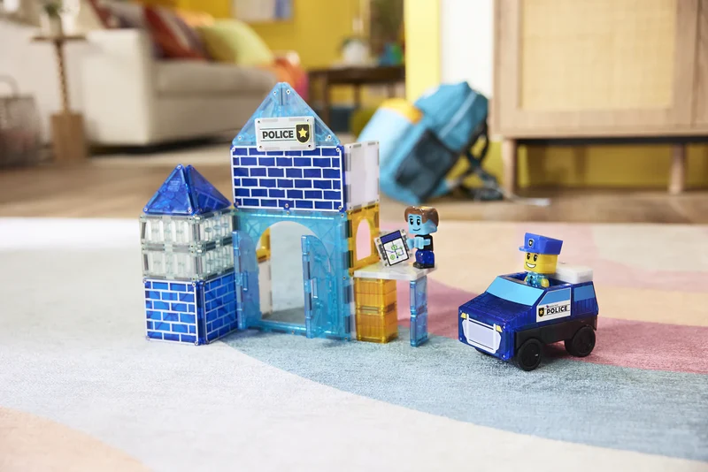 Magna-T Police Station Set 35 piezas