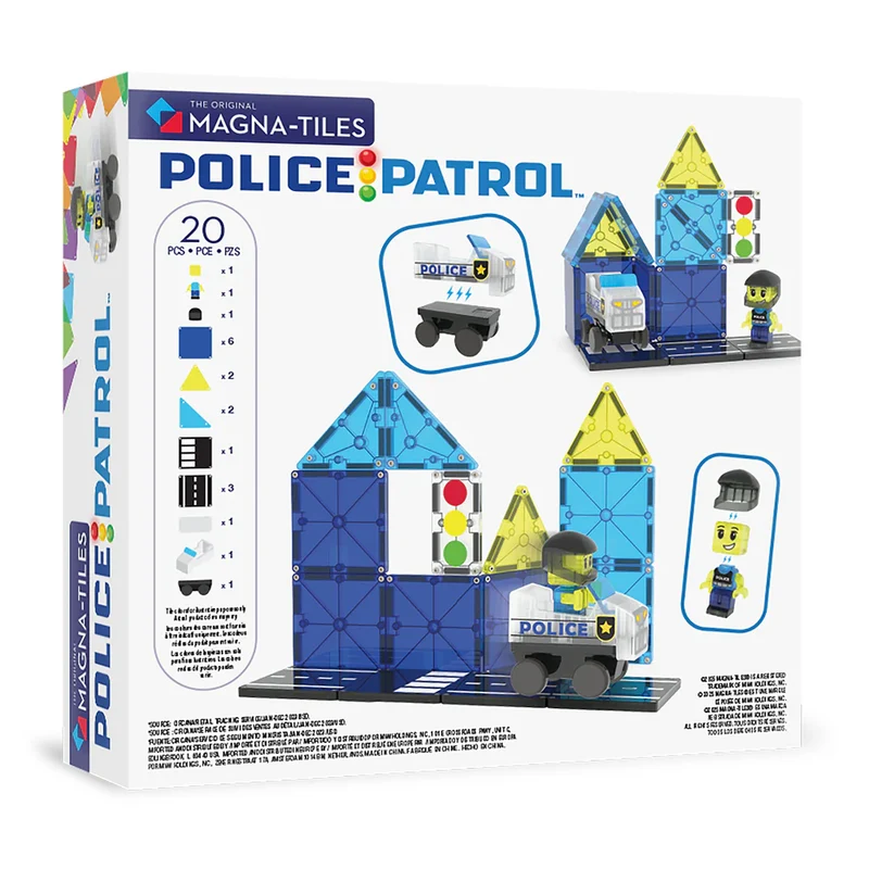 Magna-T Police Patrol 20 piezas
