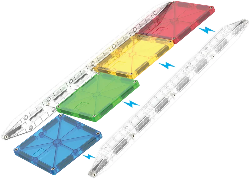 Magna-T Rail Racers Set 90 piezas