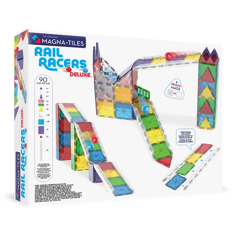 Magna-T Rail Racers Set 90 piezas