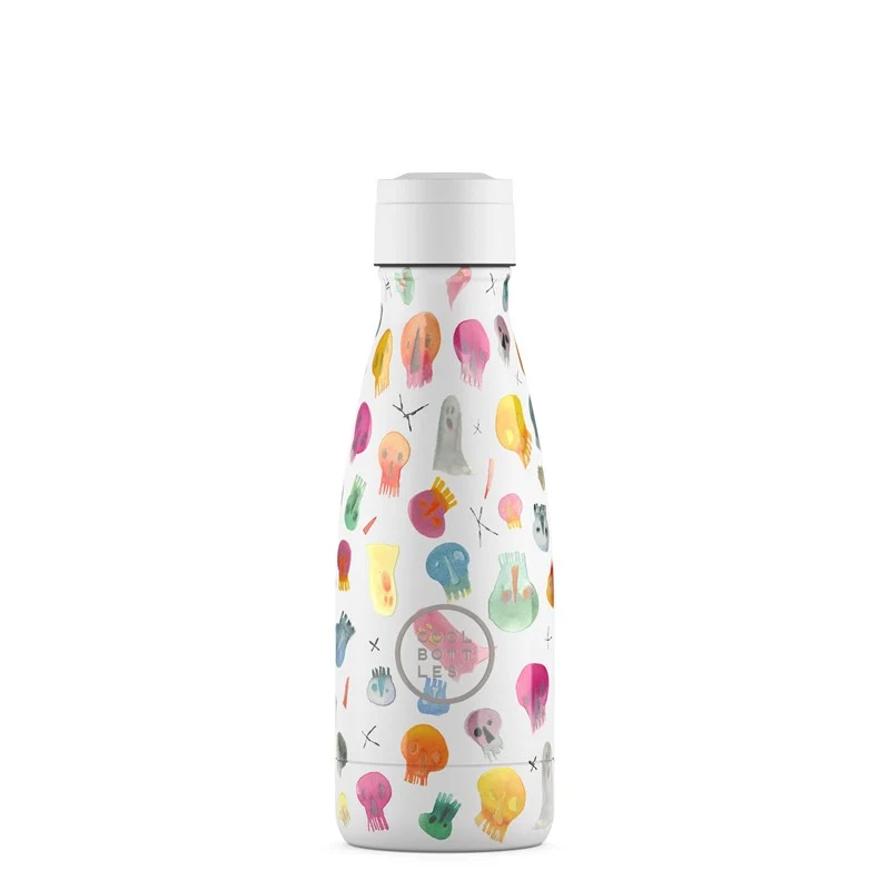 Botella Acero Crazy Skulls 260ml · Cool Bottles