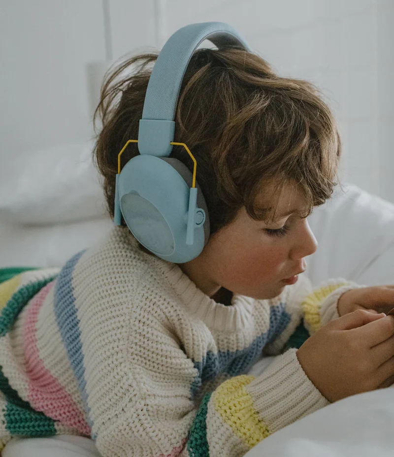 Kidynoise Auriculares cancelación ruido Azul · Kidywolf