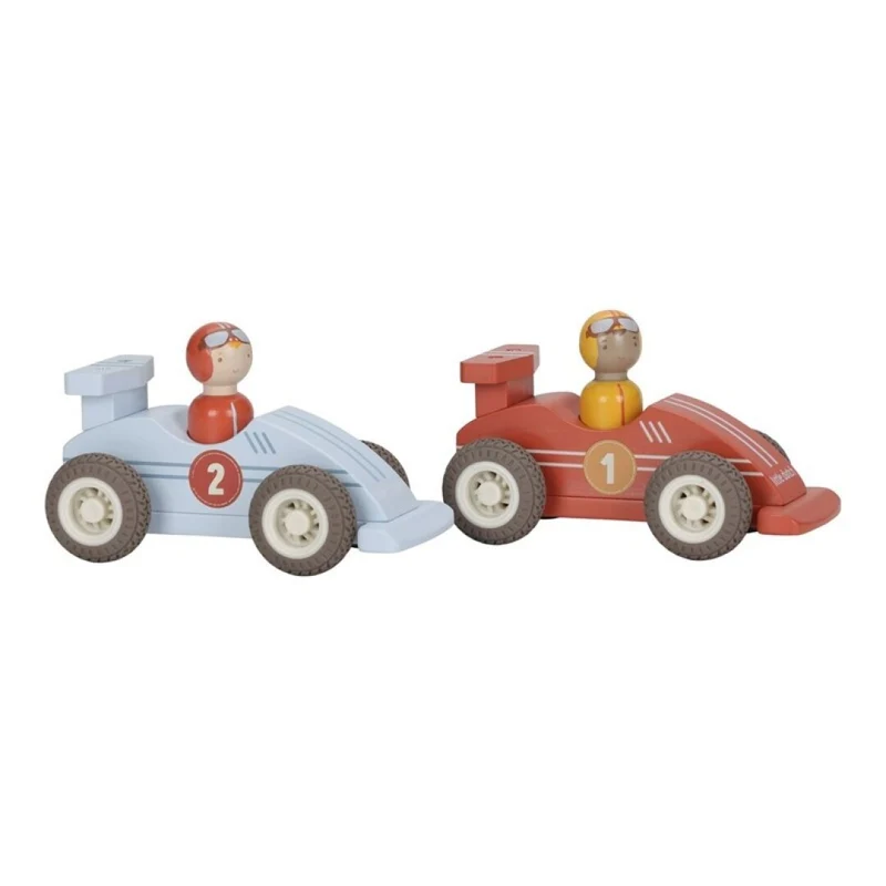 Set de coches de carreras con retroceso · Little Dutch