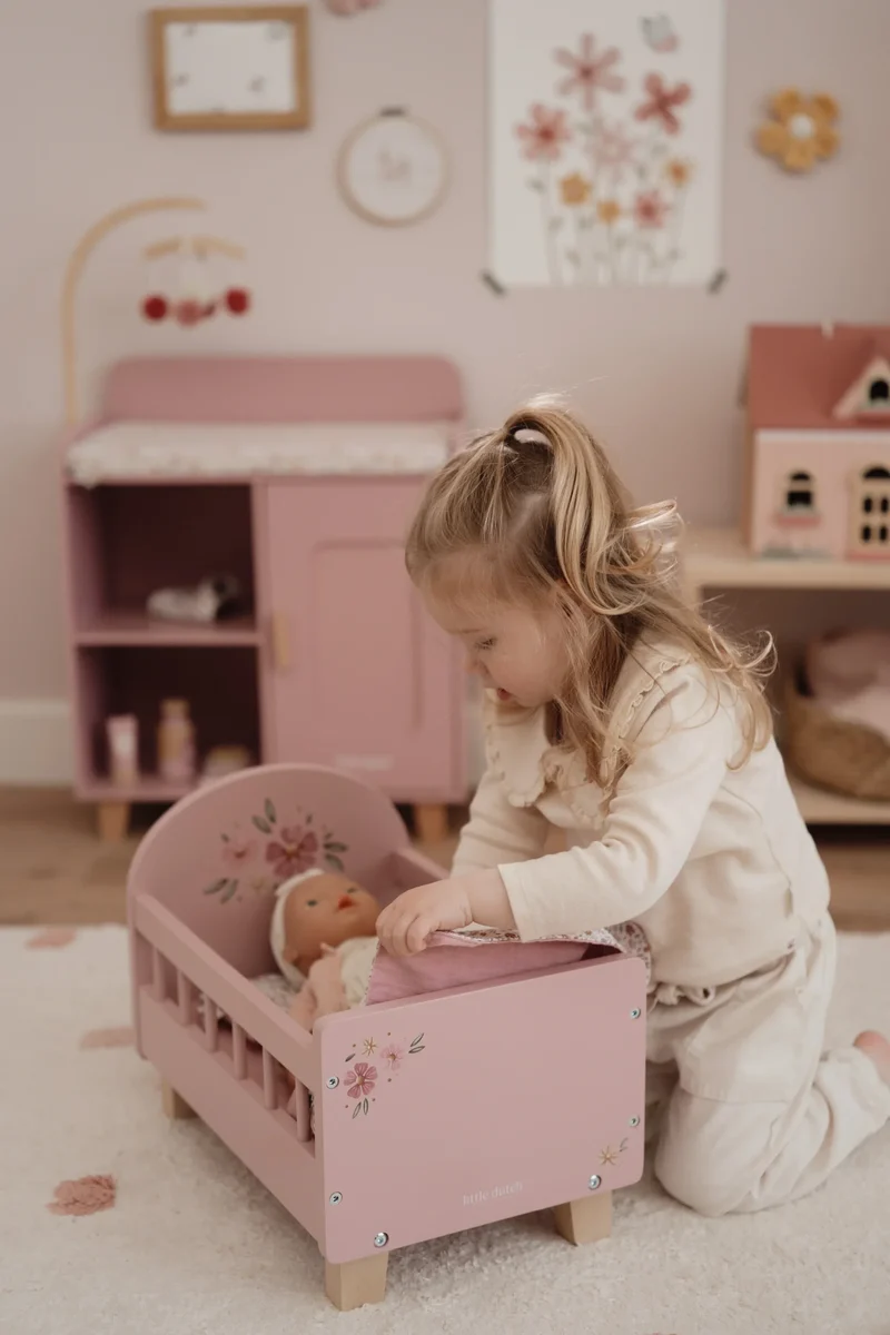 Camita Cuna con textil FSC · Little Dutch