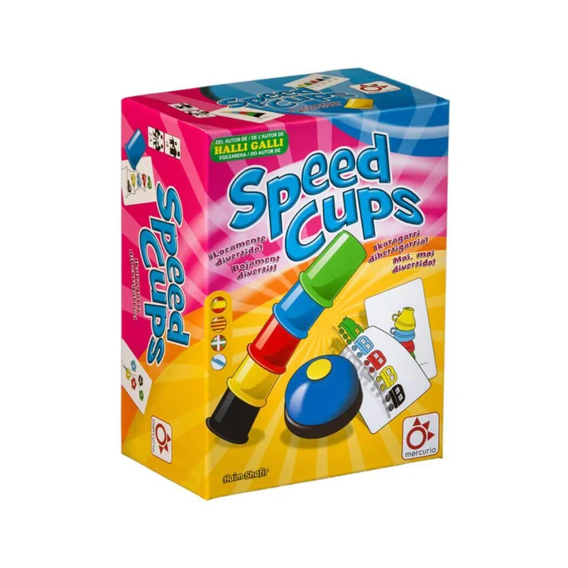 Speed Cups - Juego de mesa - Mercurio - 2-4 jugadores - 6+ años - 15 min