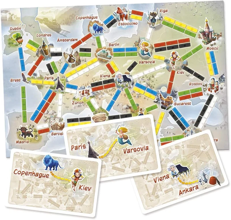 ¡Aventureros al Tren! El Primer Viaje - Juego de mesa - Days of Wonder - 2-4 jugadores - 6+ años - 15-30 min