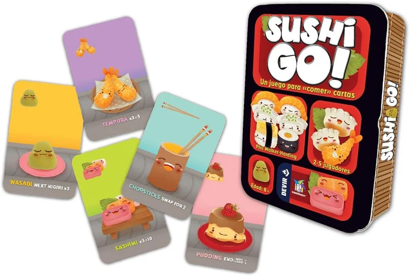Sushi Go! - Juego de mesa - Devir - 2-5 jugadores - 8+ años - 15 min