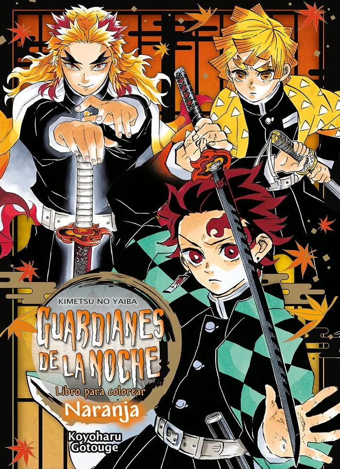 Guardianes de la Noche Libro para Colorear Naranja (ES)
