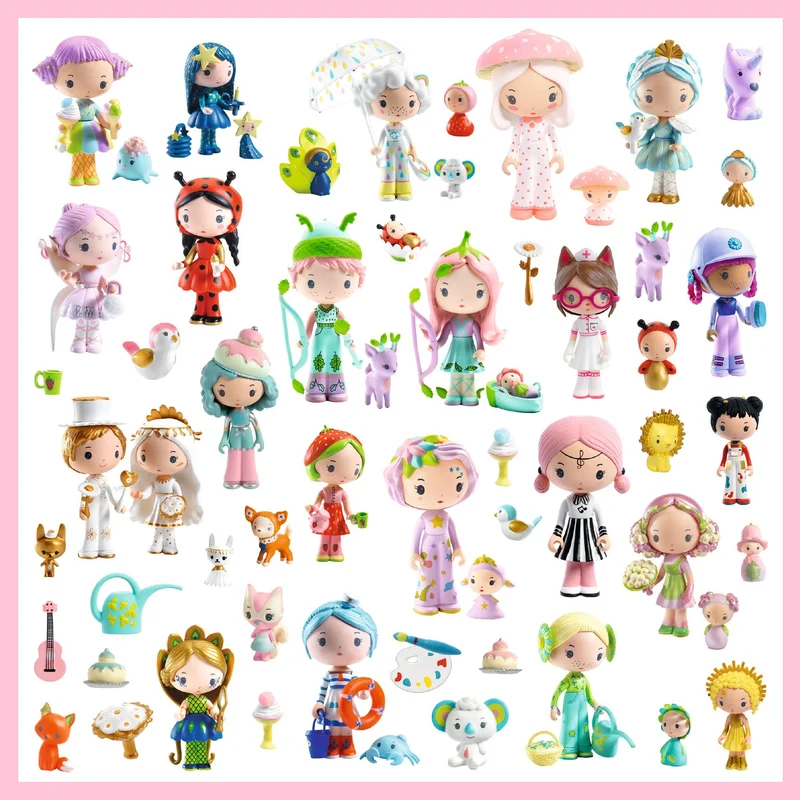 Pegatinas El pequeño mundo de las Tinyly · Djeco