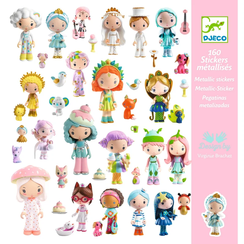 Pegatinas El pequeño mundo de las Tinyly · Djeco