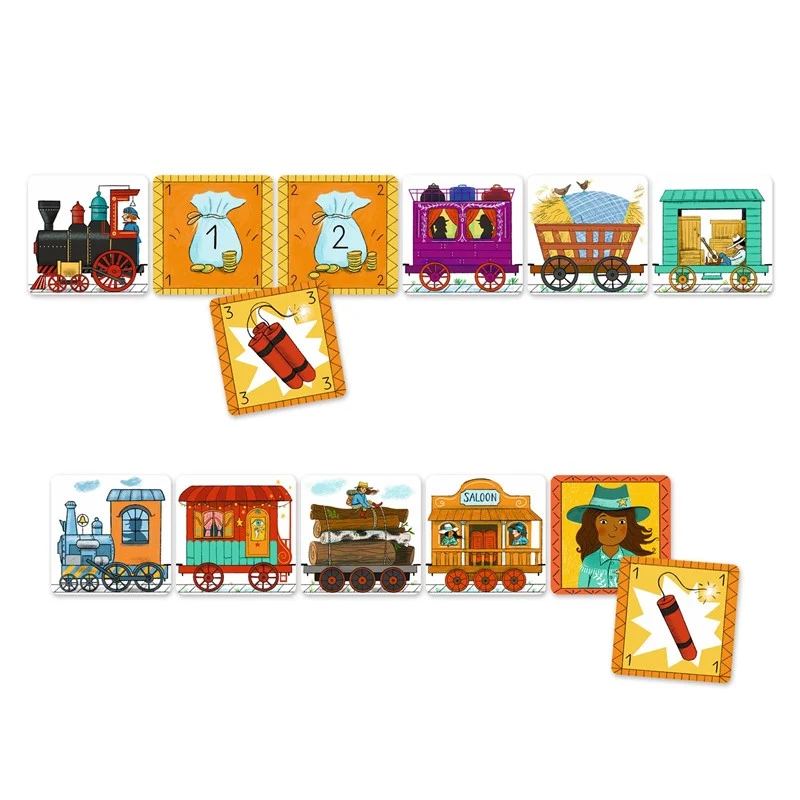 Cartas Golden Train · DJECO