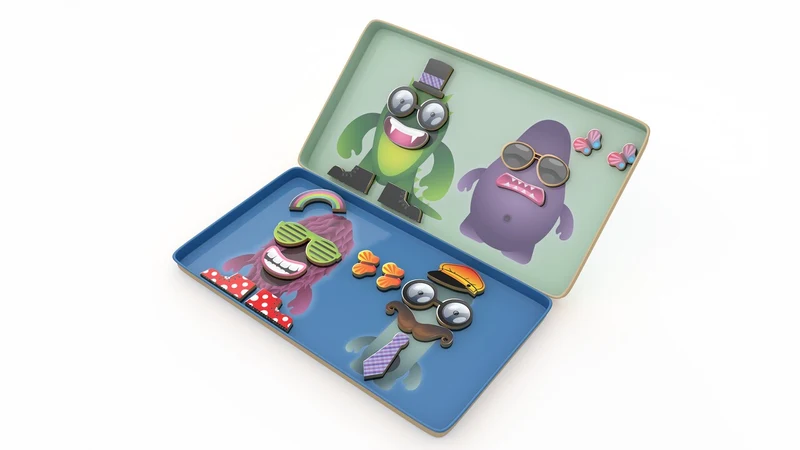Juego magnético Fábrica de Monstruos