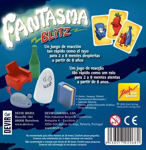 Fantasma Blitz - Juego de mesa - Devir - 2-8 jugadores - 8+ años - 20 min