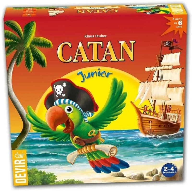 Catan Junior - Juego de mesa - Devir - 2-4 jugadores - 6+ años - 30 min