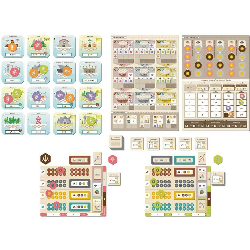 Airship City - Juego de mesa - CMON - 3-4 jugadores - 8+ años - 90 min