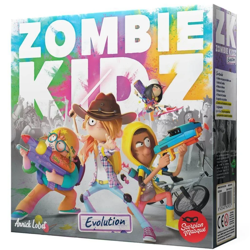 Zombie Kidz Evolution - Juego de mesa - Le Scorpion Masqué - 2-4 jugadores - 7+ años - 15 min