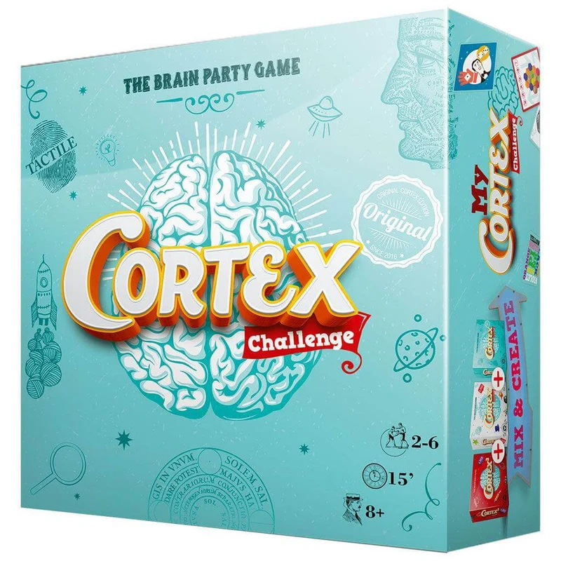 Cortex Challenge - Juego de mesa - Zygomatic - 2-6 jugadores - 8+ años - 15 min