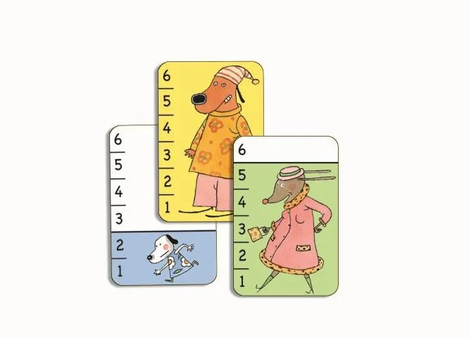 BataWaf - Juego de mesa - Djeco - 2-4 jugadores - 3+ años - 10 min