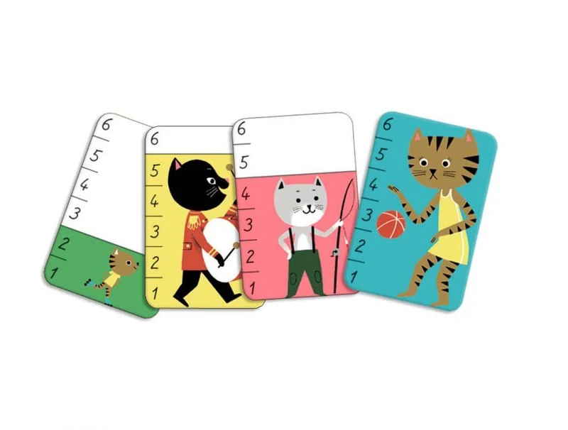 Bata Miaou - Juego de mesa - Djeco - 2-4 jugadores - 3+ años - 10 min