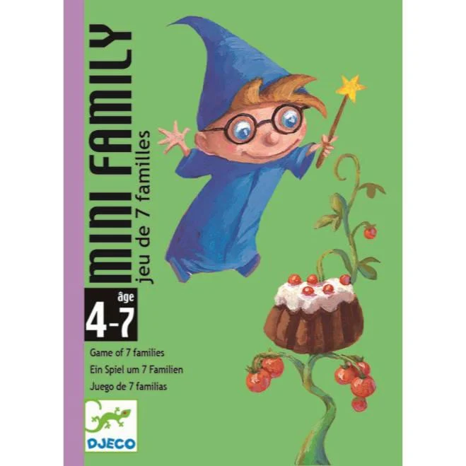 Mini family - Juego de mesa - Djeco - 2-4 jugadores - 4+ años - 10 min
