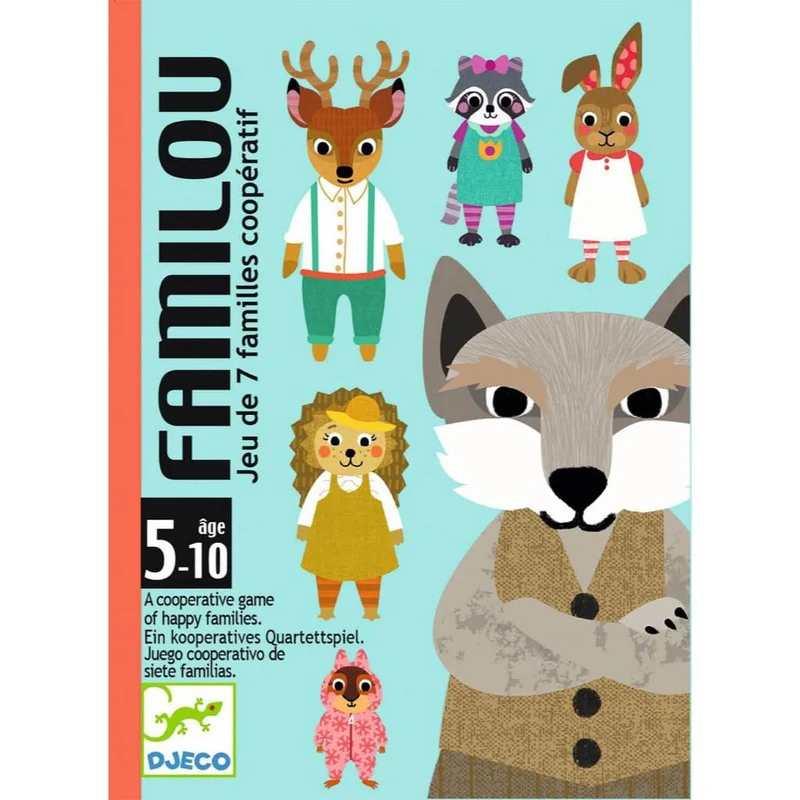 Familou - Juego de mesa - Djeco - 2-4 jugadores - 5+ años - 15 min