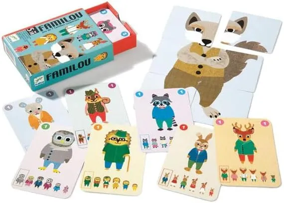 Familou - Juego de mesa - Djeco - 2-4 jugadores - 5+ años - 15 min