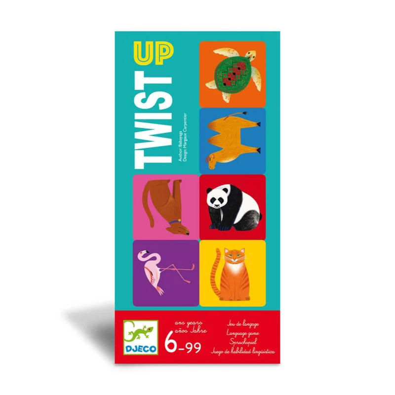 Twist up - Juego de mesa - Djeco - 4-6 jugadores - 6+ años - 15 min