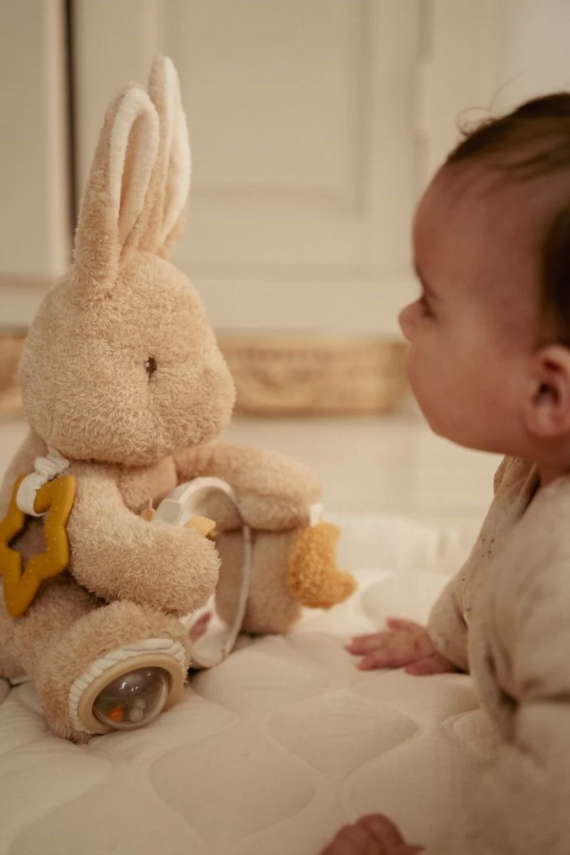 Conejo de actividades Newborn Natural · Little Dutch