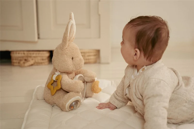 Conejo de actividades Newborn Natural · Little Dutch