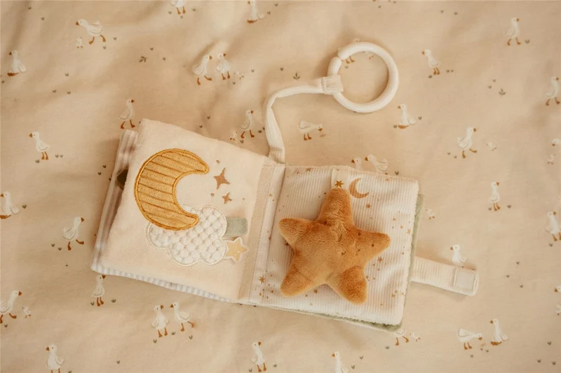 Librito Blando Actividades anilla Newborn Naturals · Little Dutch