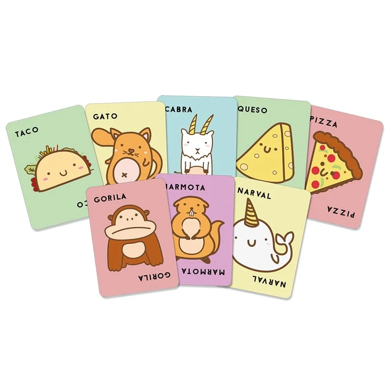 Taco, Peluche, Cabra, Queso, Pizza · Ludilo