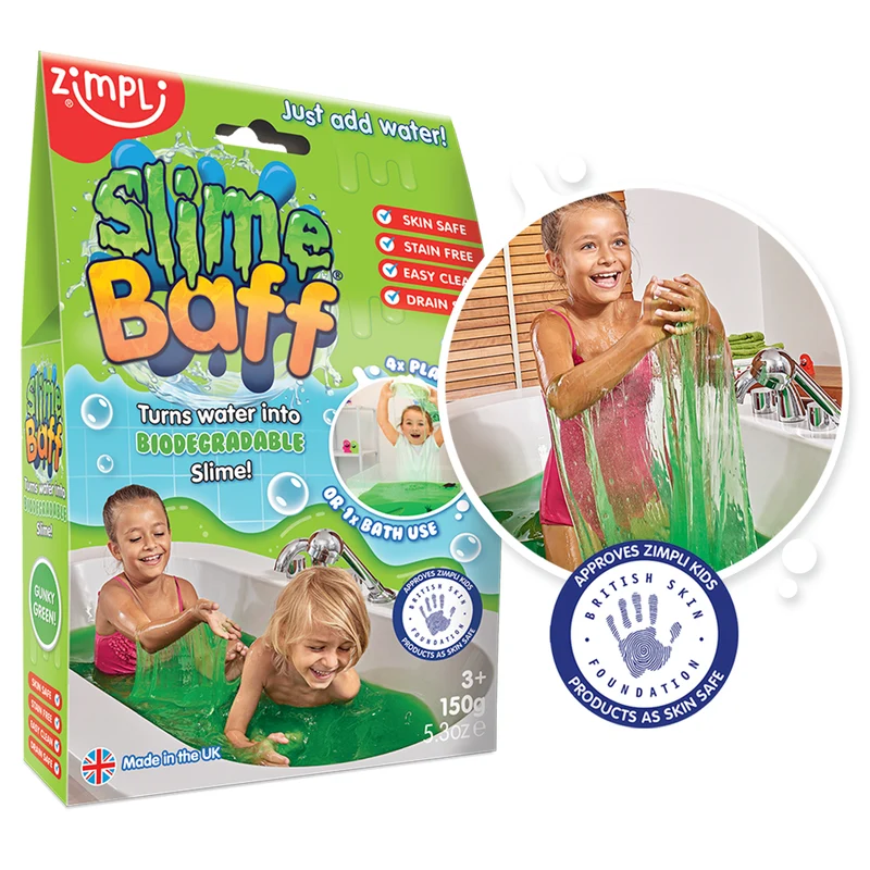 Slime para el baño Verde · Zimpli