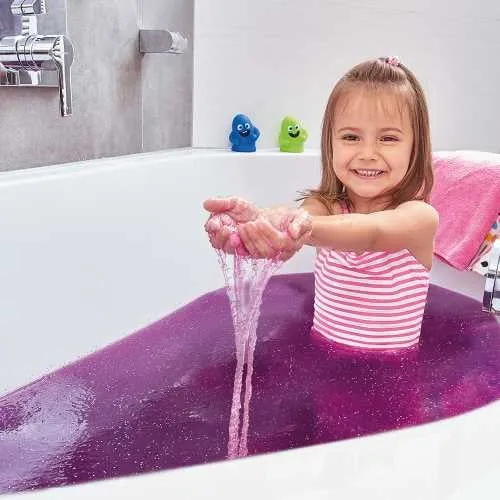Slime para el baño Glitter Purpura · Zimpli